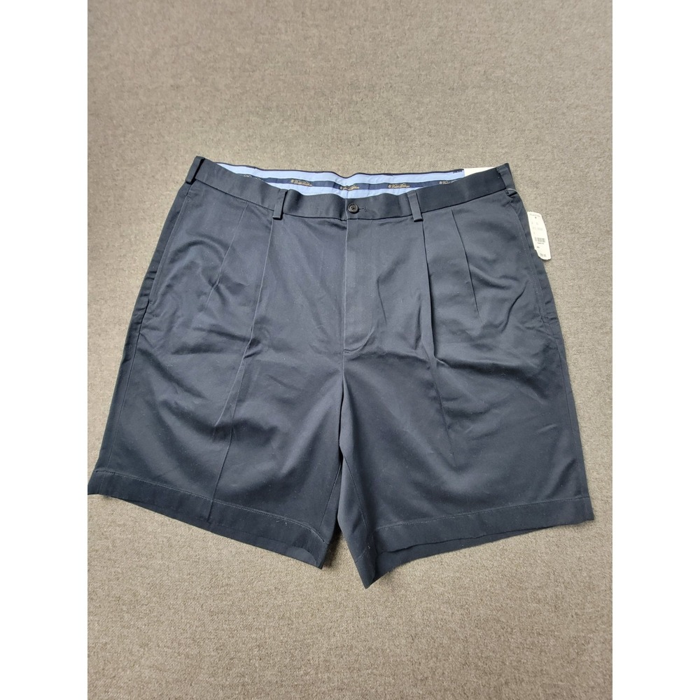 Brooks Brothers Advantage Chino Shorts Mens 40 Navy Lightweight‎ Wrinkle Free